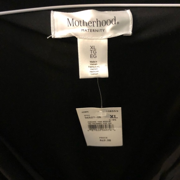 Motherhood Maternity Waist tie wrap surplice dress - Picture 3 of 4